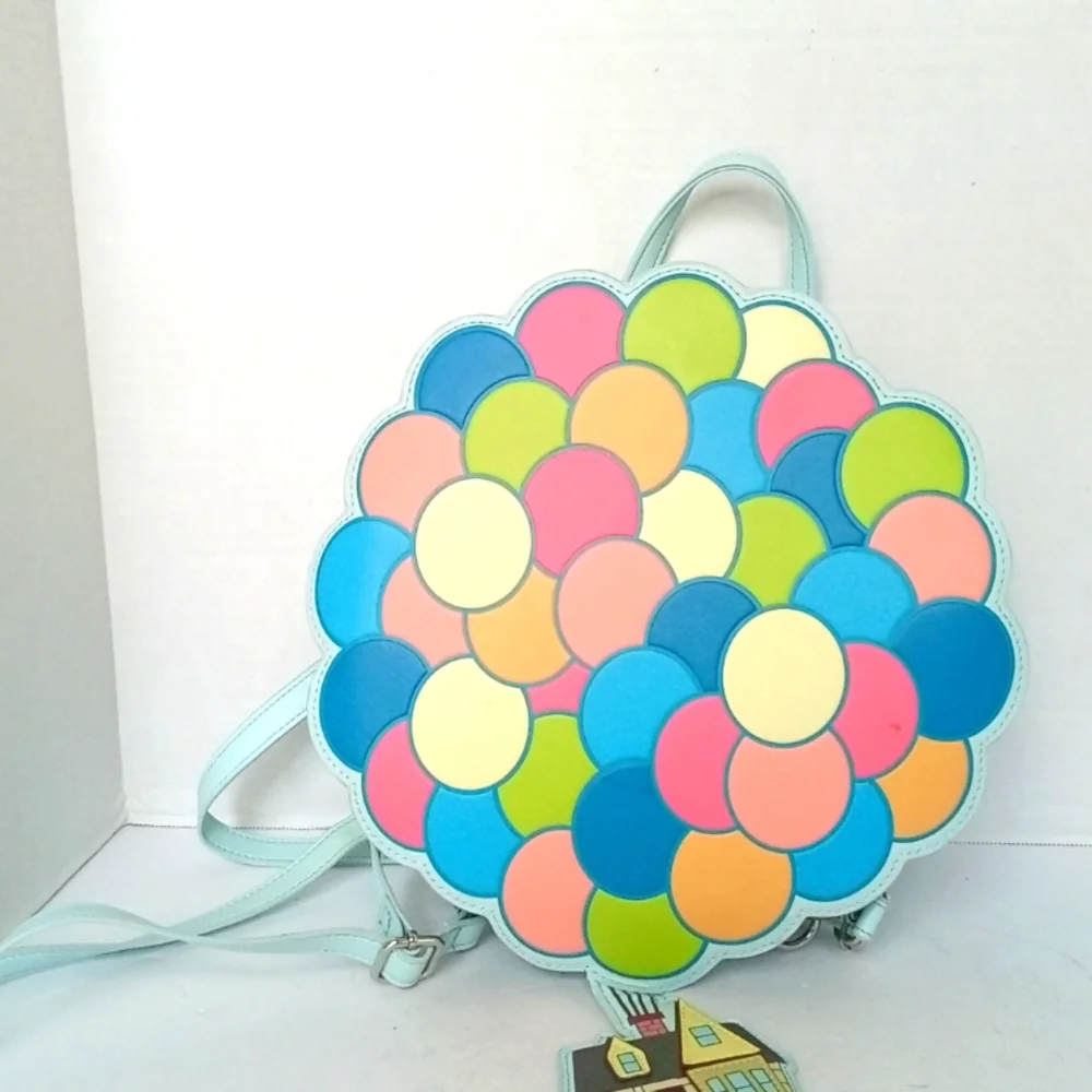Loungefly Disney‎ Pixar Up Balloons Mini Backpack Bag Purse Cosplay Cute